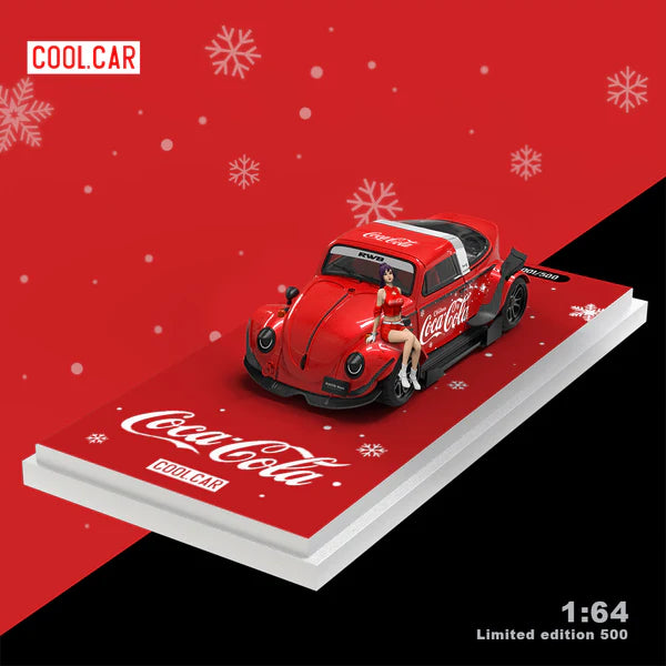 COOL CAR 1:64 Christmas Coca Cola + FIFURA