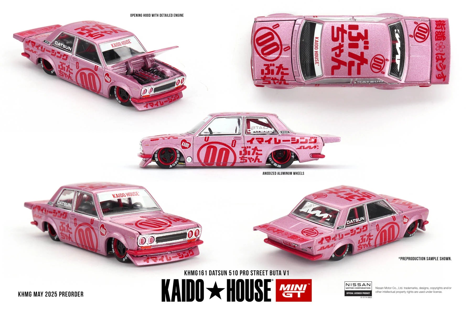 KAIDO HOUSE 1/64 DATSUN 510 PRO STREET BUTA V1
