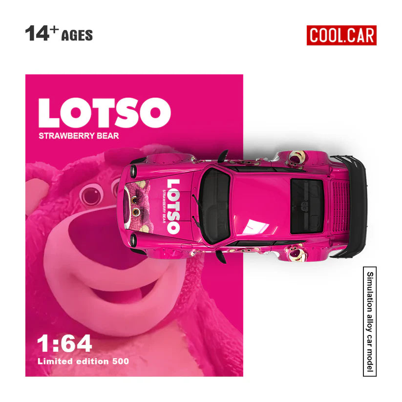 COOL CAR PORSCHE 964 LOTSO STRAWBERRY BEAR