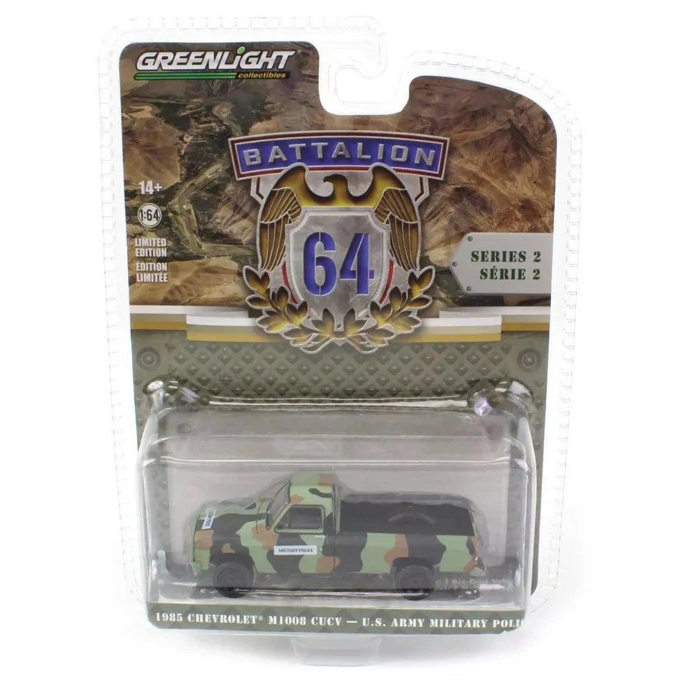 GREENLIGHT 1/64 1985 CHEVROLET M1008 CUCV ES ARMY