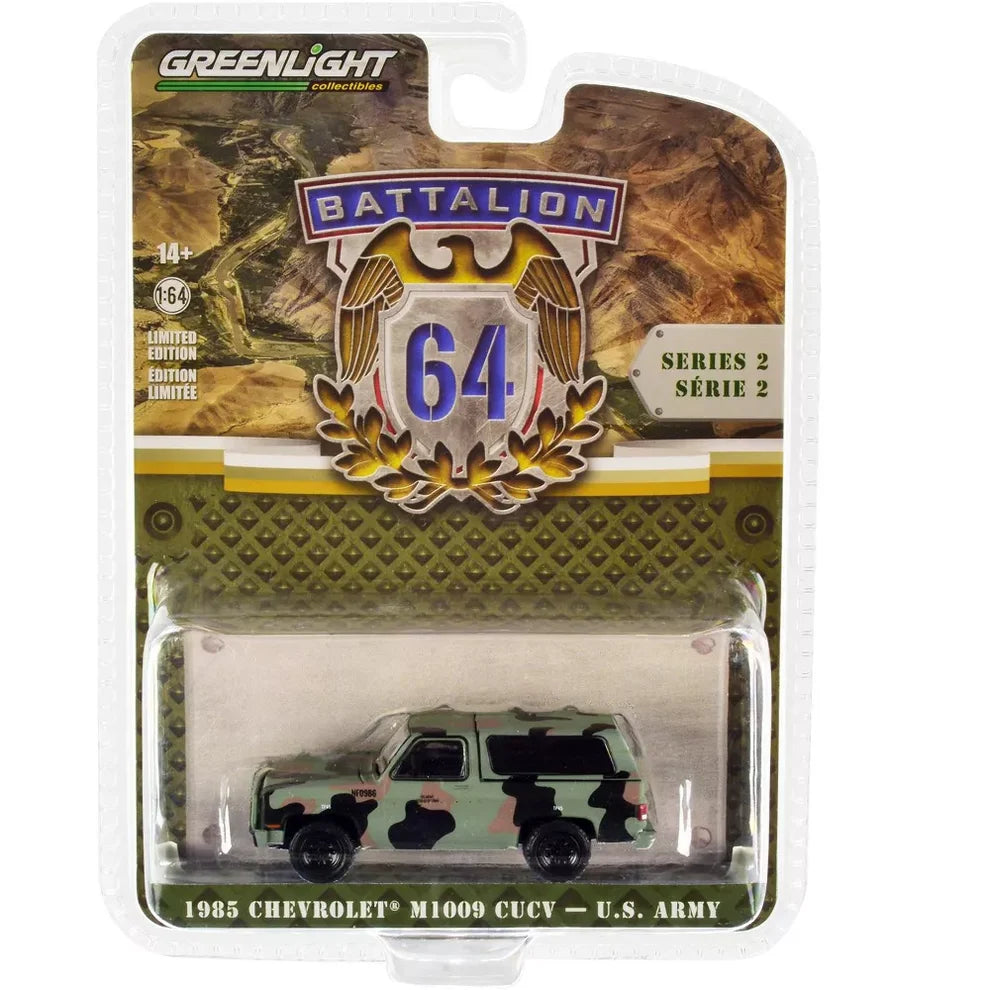 Greenlight 1/64 Chevrolet M1009 1985 CUCV camuflaje