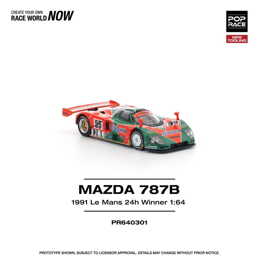 Poprace 1/64 MAZDA 787B 1991 LE MANS 24H WINNER