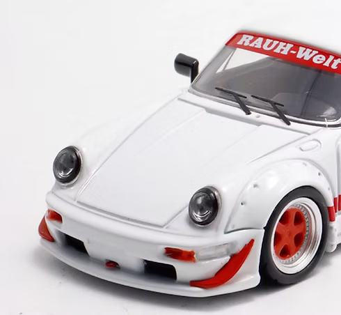 STAR MODEL PORSCHE RWB 964 WIDE BODY GT WHITE RED