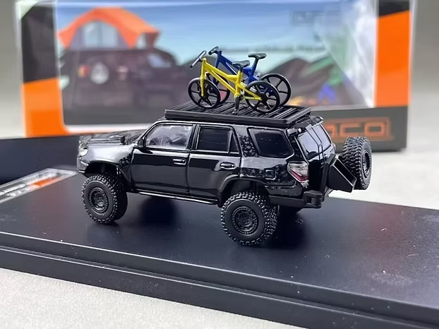 GCD TOYOTA 4RUNNER TRUCK PRERUNNER WITH CAMPER ACCESSORIES 1/64
