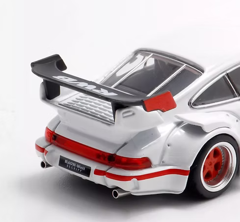 STAR MODEL PORSCHE RWB 964 WIDE BODY GT WHITE RED