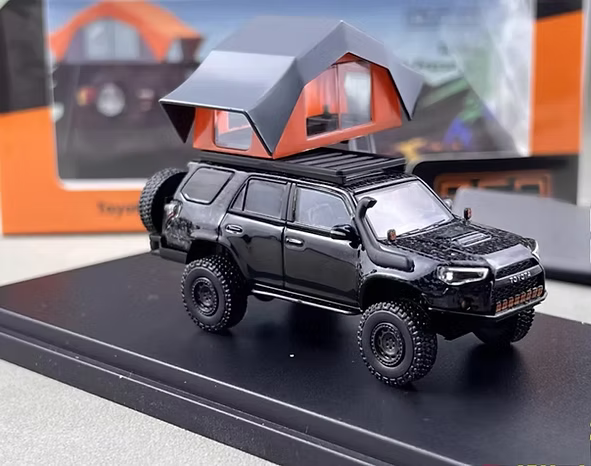 GCD TOYOTA 4RUNNER TRUCK PRERUNNER WITH CAMPER ACCESSORIES 1/64