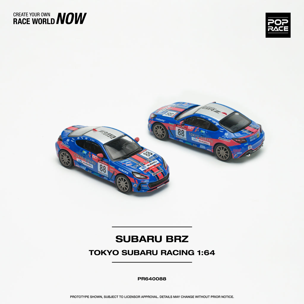 SUBARO BRZ TOKYIO SUBARU RACING 1/64