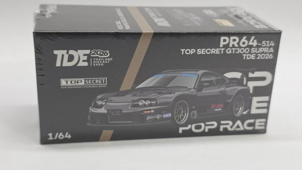 POP RACE #514 Toyota Supra GT300 Top Secret TDE Thailand Diecast Expo 2026.