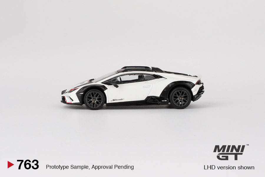 Mini GT 1:64 Lamborghini Huracán Sterrato – Bianco Asopo – Exclusivos MiJo
