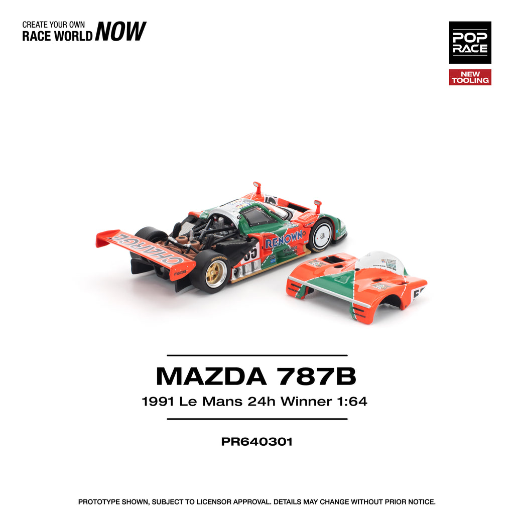 Poprace 1/64 MAZDA 787B 1991 LE MANS 24H WINNER