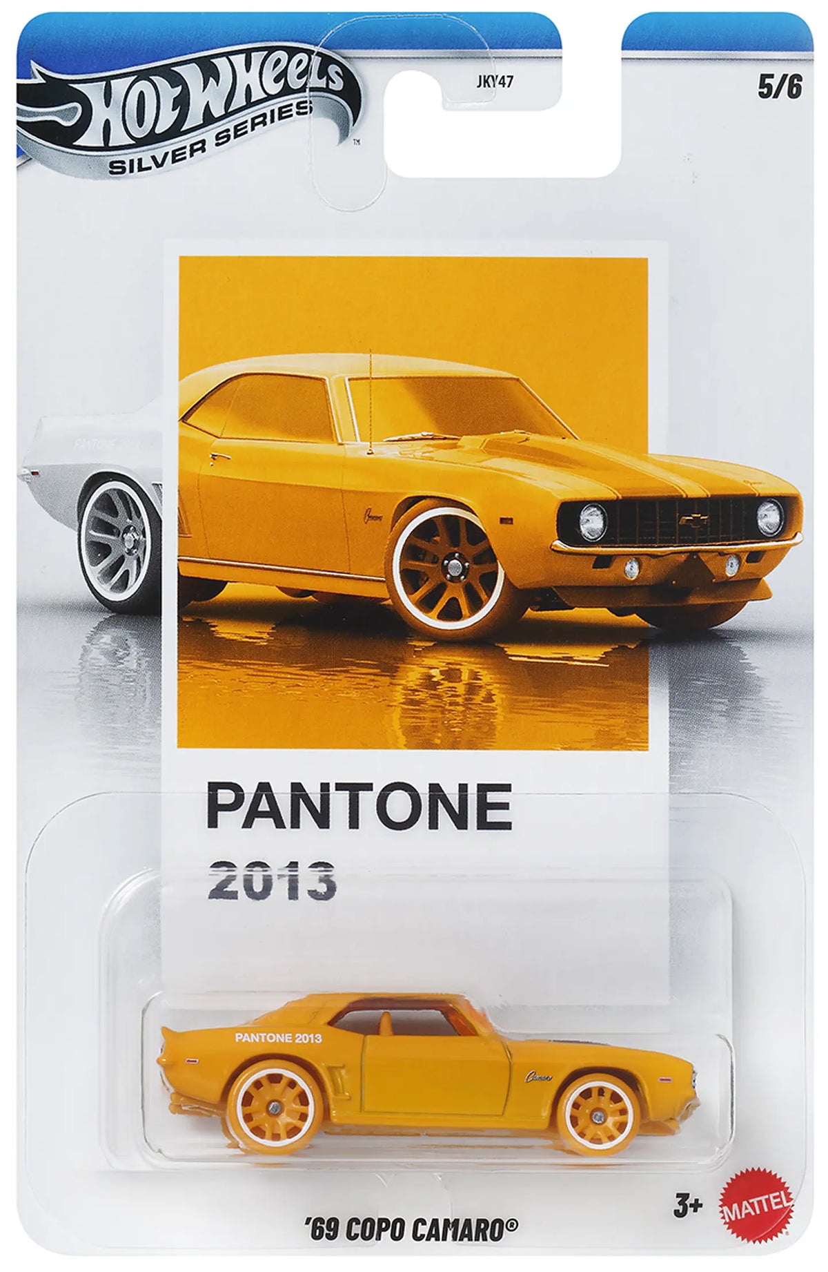 HOTWHEELS 1/64 '69 Copo Camaro - Silver Series Pantone
