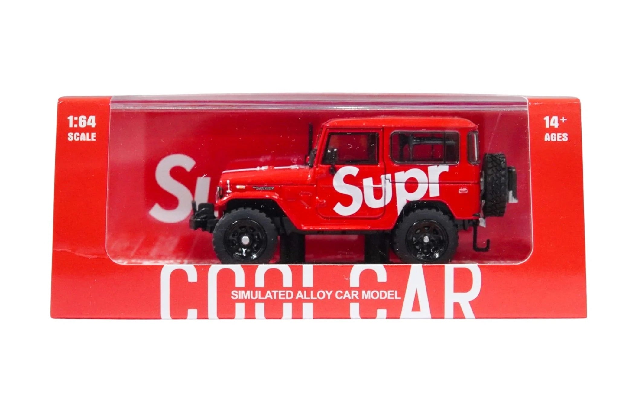 COOL CAR 1/64 TOYOTA FJ40 SUPREME CON REMOLQUE