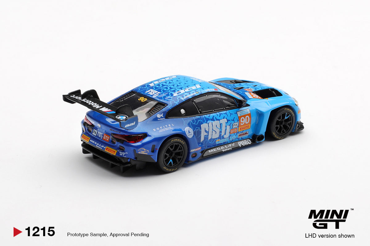 MINI GT 1/64 #1215 BMW M4 GT3 EVO #90 FIST Team AAI 2025 China GT VERSION EN CAJA