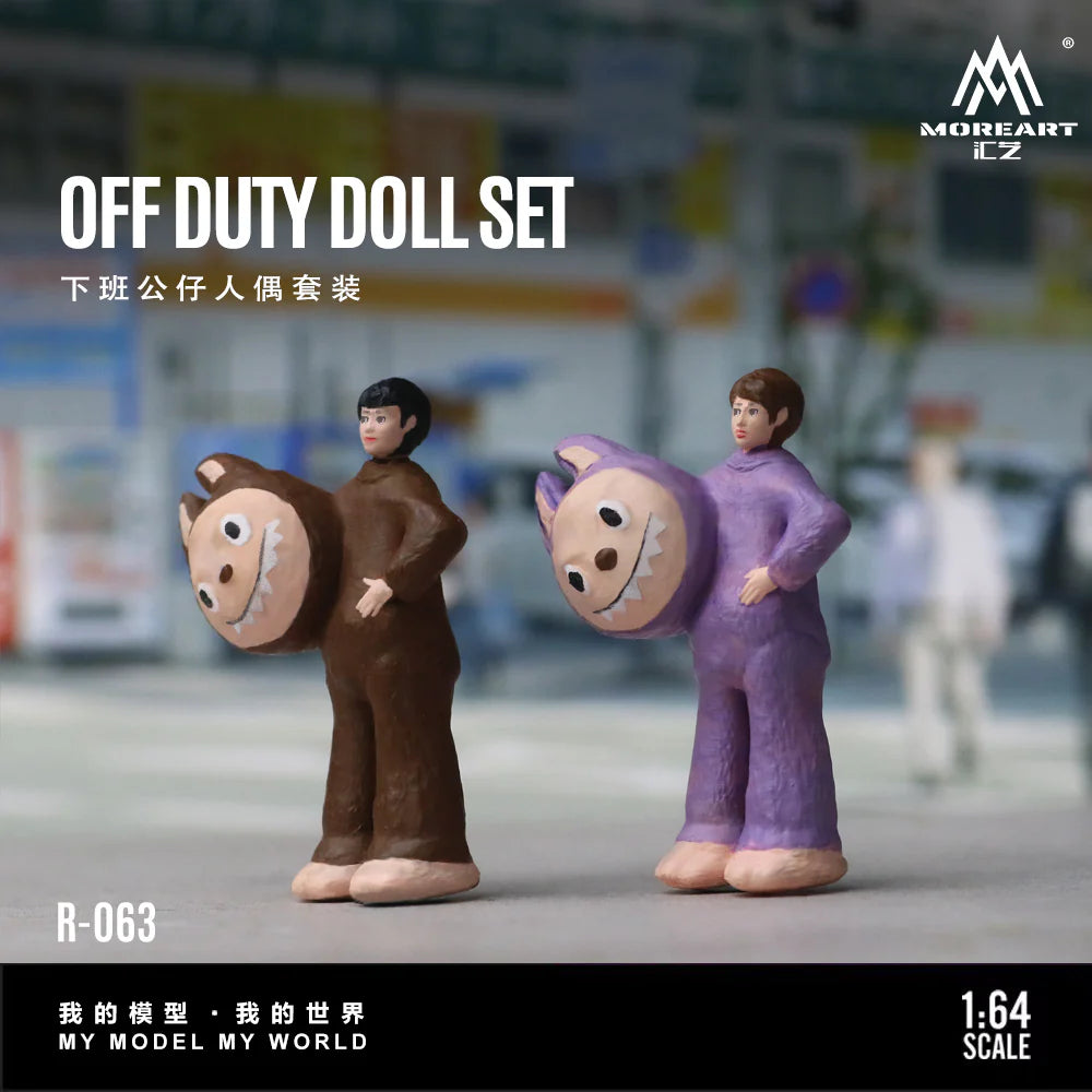 MOREART 1:64 OFF DUTY DOLLSET