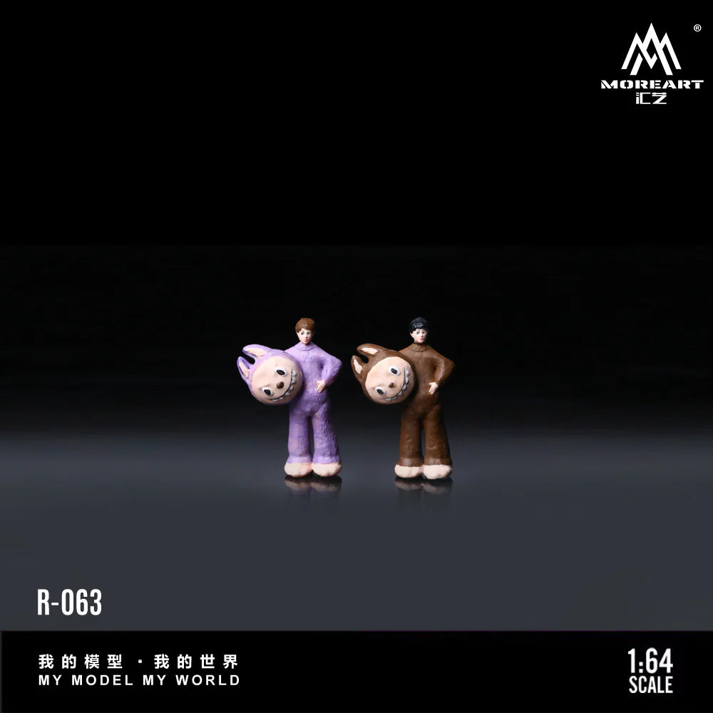 MOREART 1:64 OFF DUTY DOLLSET