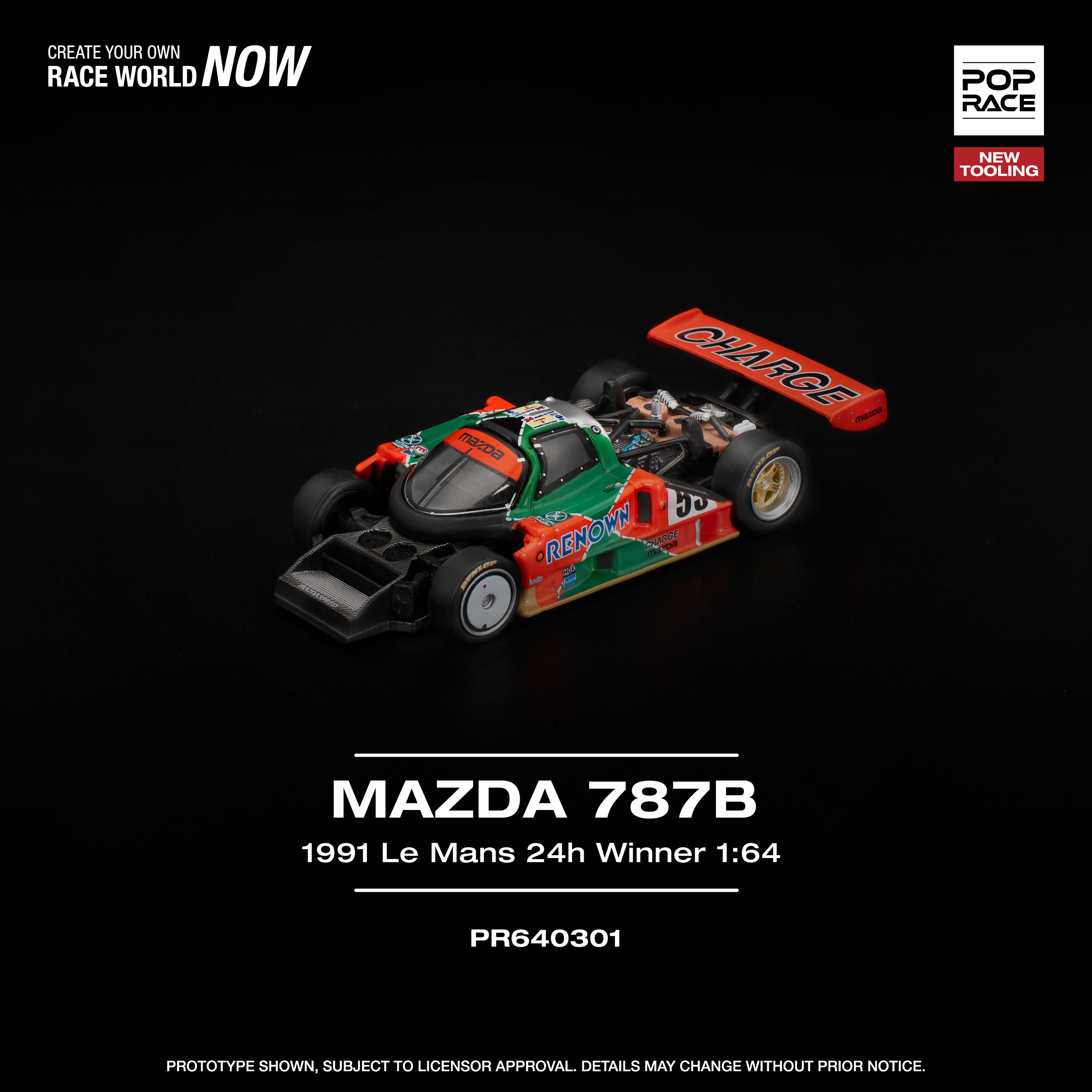 Poprace 1/64 MAZDA 787B 1991 LE MANS 24H WINNER