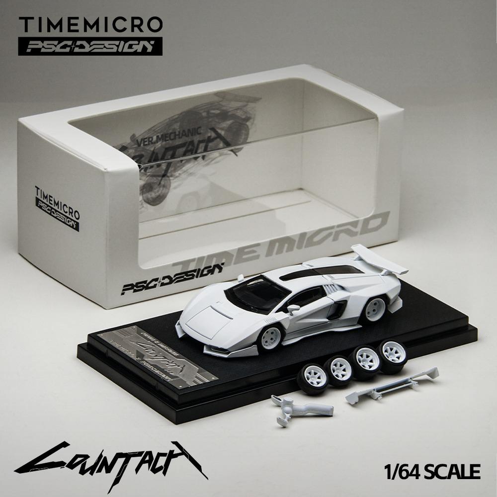 Time Micro x Psc Design 1:64 Lamborghini Countach “V” Ver. Mechanic