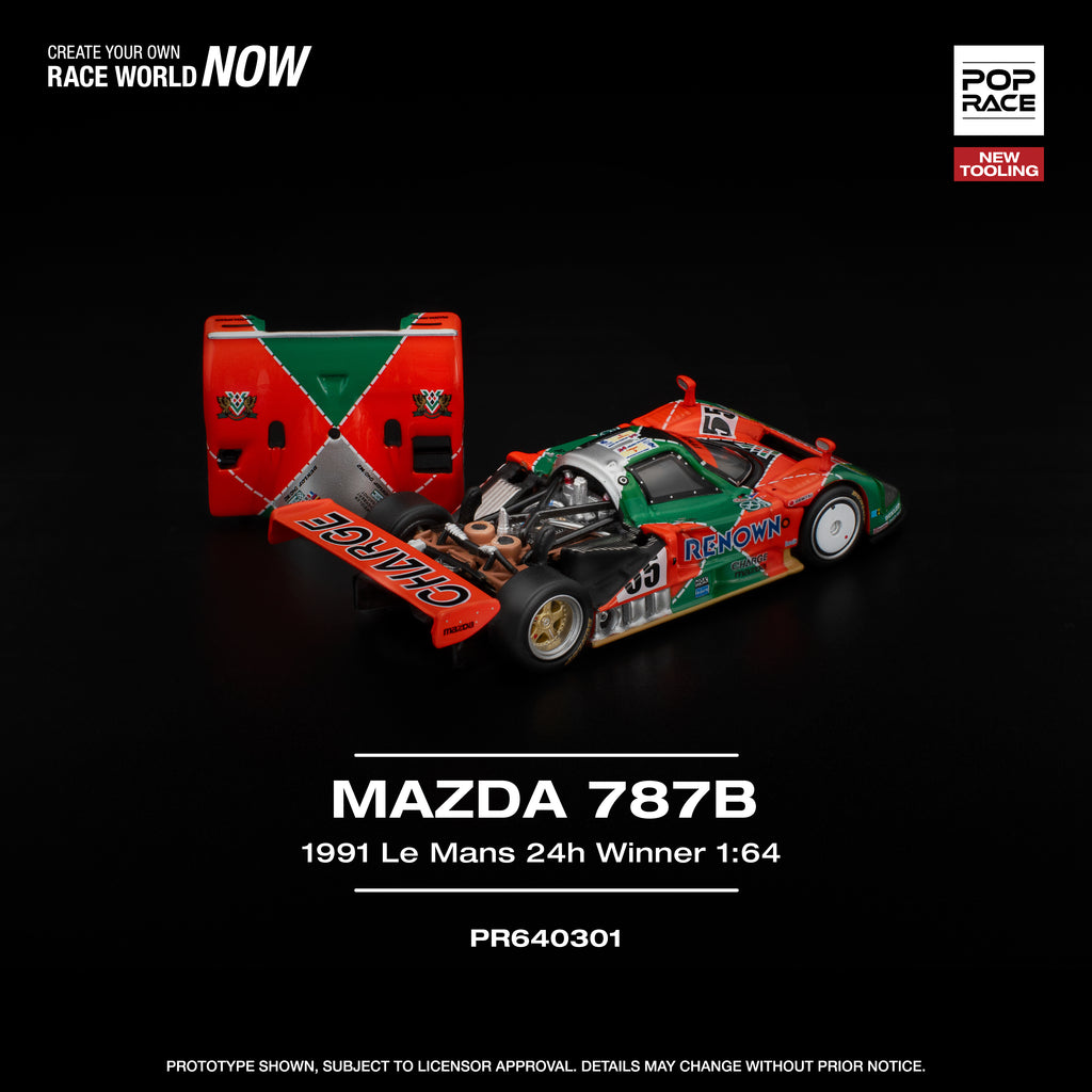 Poprace 1/64 MAZDA 787B 1991 LE MANS 24H WINNER