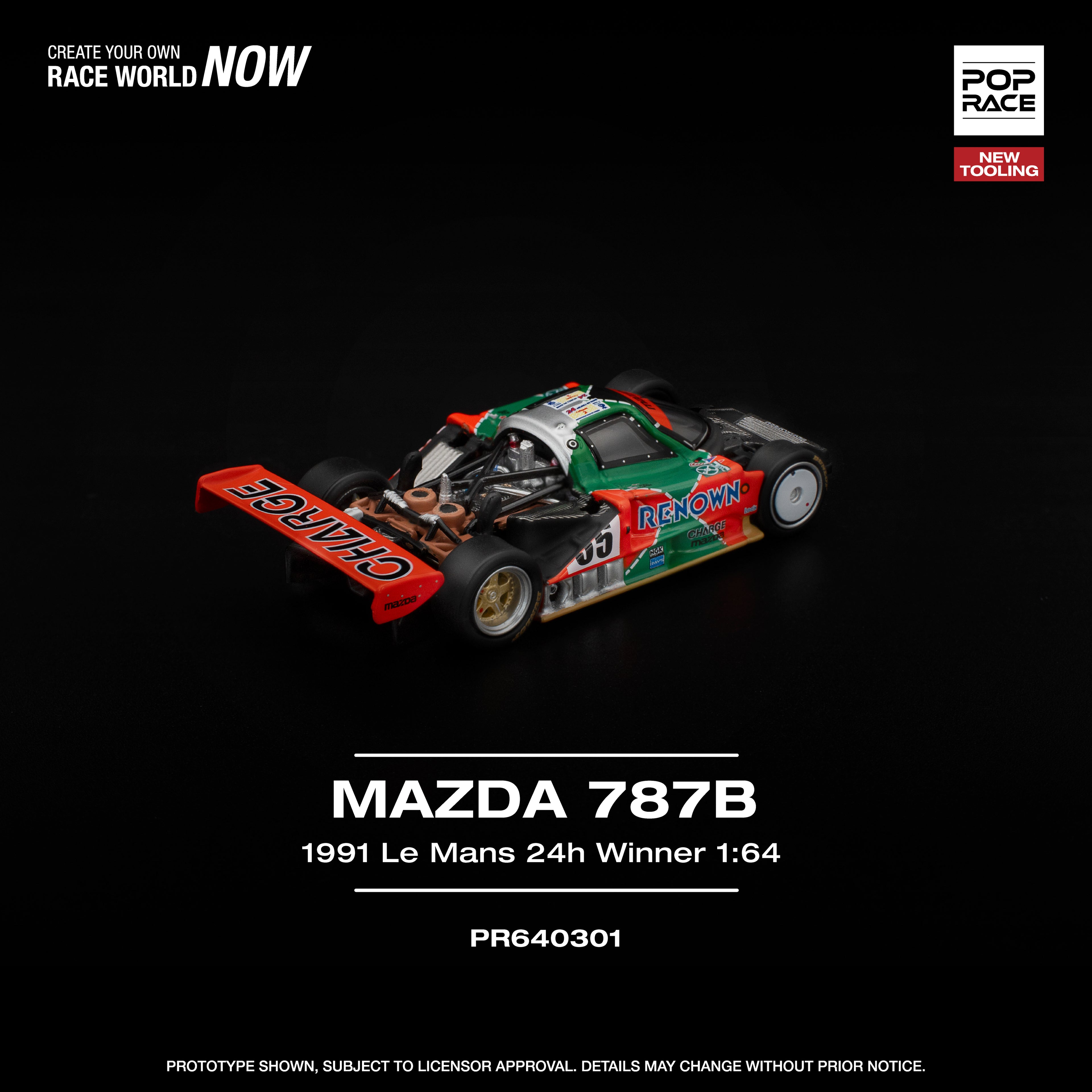 Poprace 1/64 MAZDA 787B 1991 LE MANS 24H WINNER