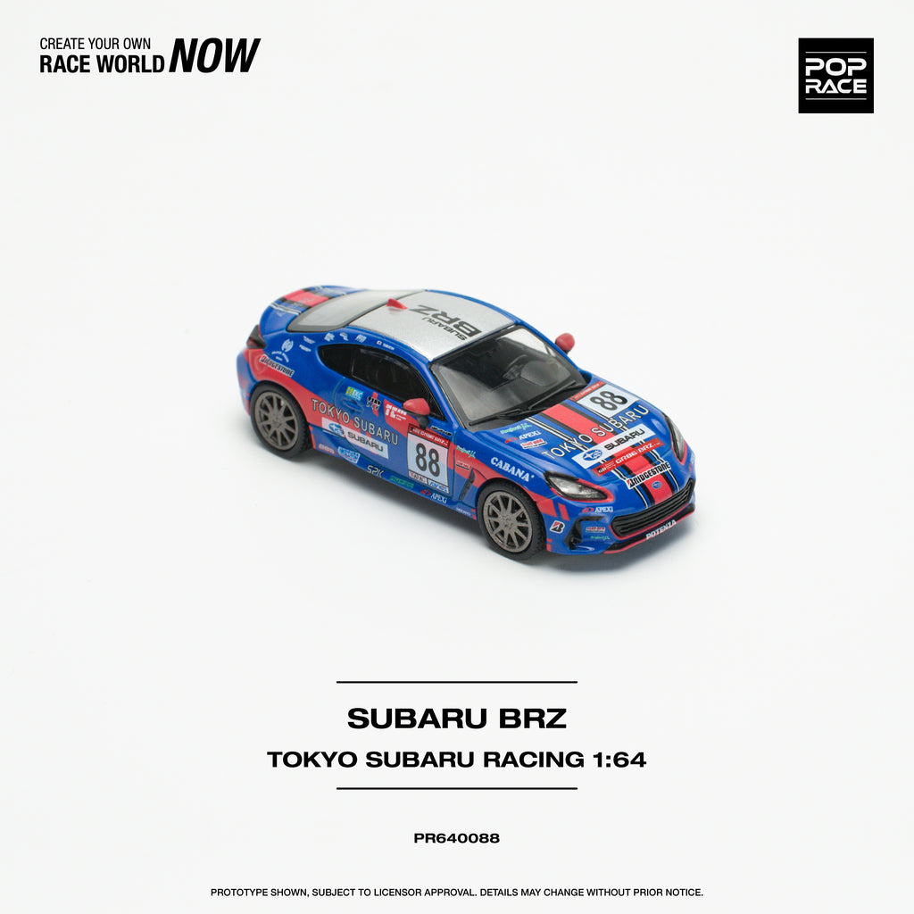SUBARO BRZ TOKYIO SUBARU RACING 1/64