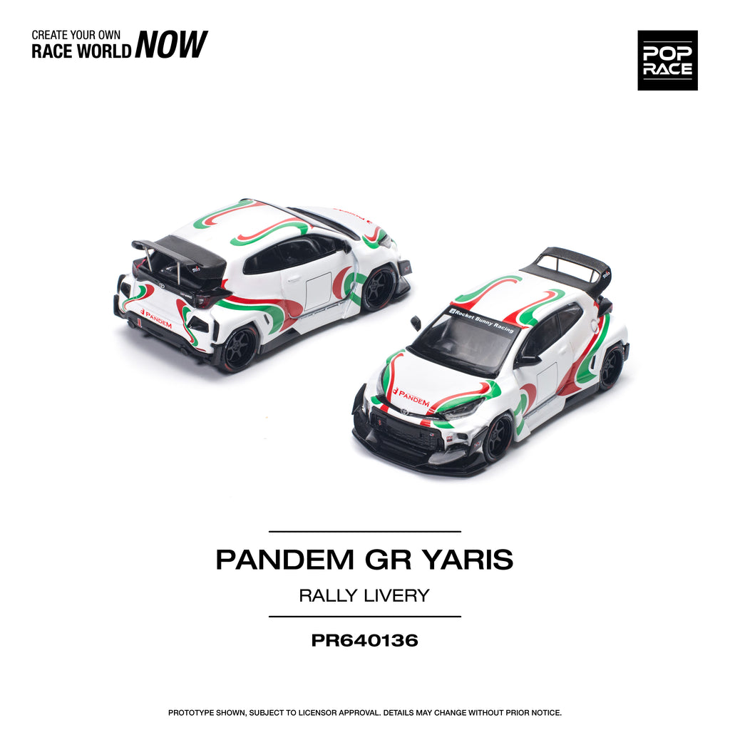 PANDEM GR YARIS RALLY LIVERY 1/64