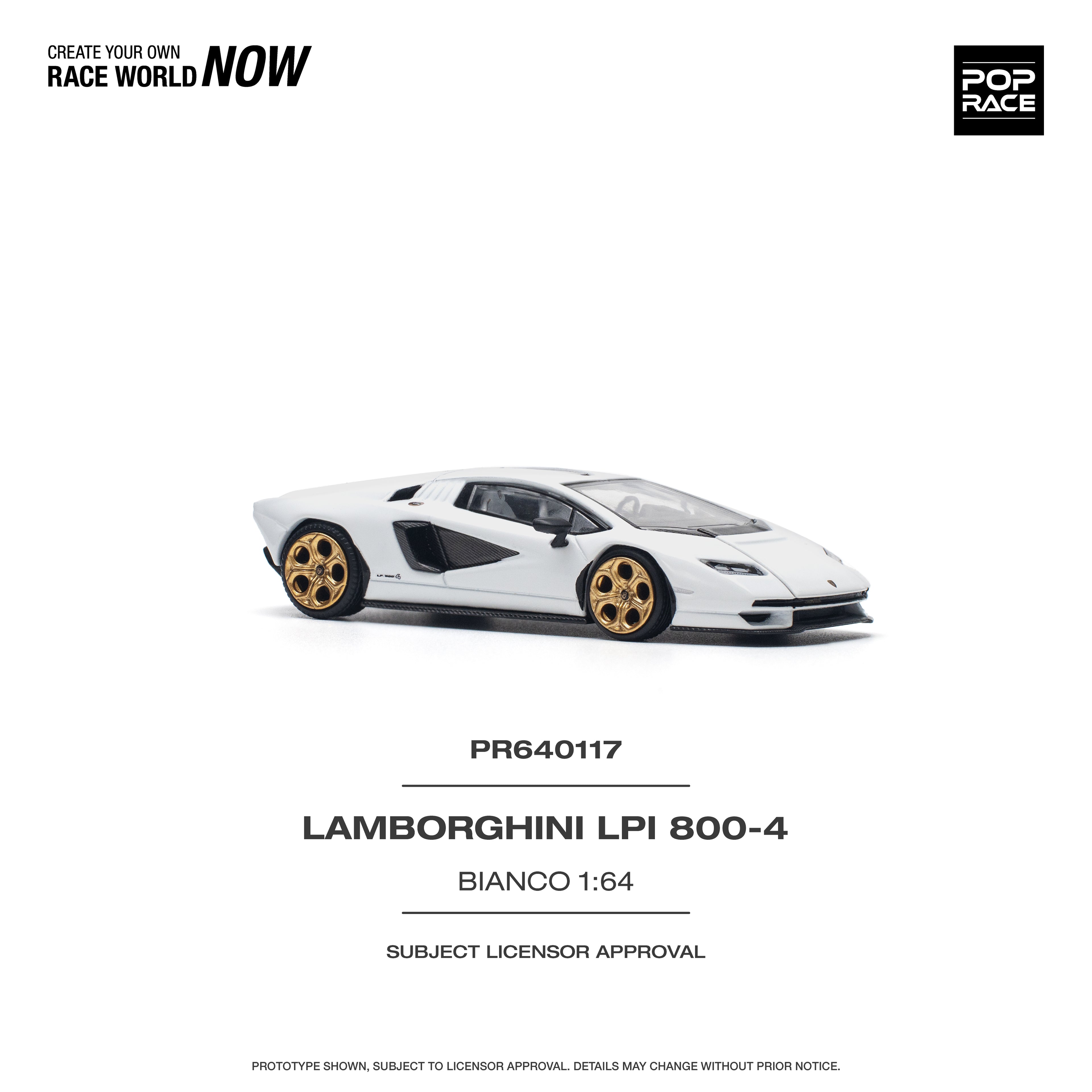 LAMBORGHINI LPI 800-4 BLANCO 1/64