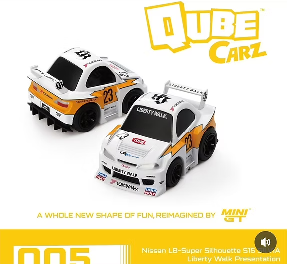 MINI GT 1/64 QUBE CARZ 005 NISSAN SILVIA S15