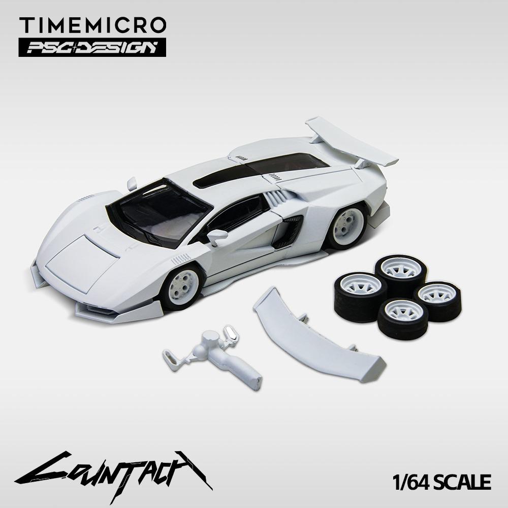 Time Micro x Psc Design 1:64 Lamborghini Countach “V” Ver. Mechanic