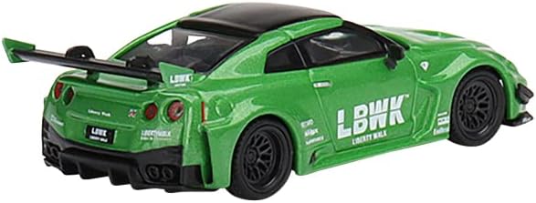 Mini GT 1:64 LB-Silhouette WORKS GT NISSAN 35GT-RR Ver.2 Verde Manzana - Exclusivas Mijo Blister