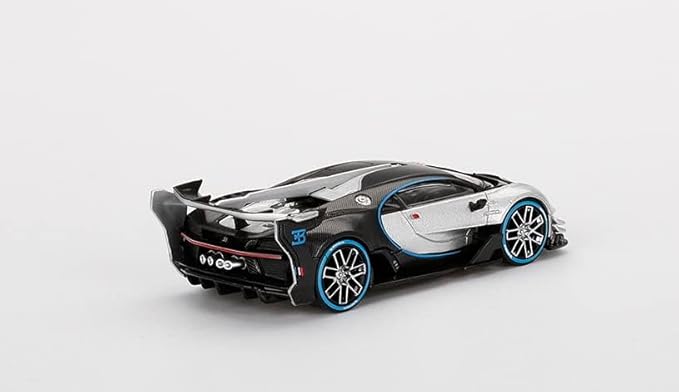 Mini GT 1:64 Bugatti Vision Gran Turismo (Plata)(LHD) – Exclusivas de MiJo Blister