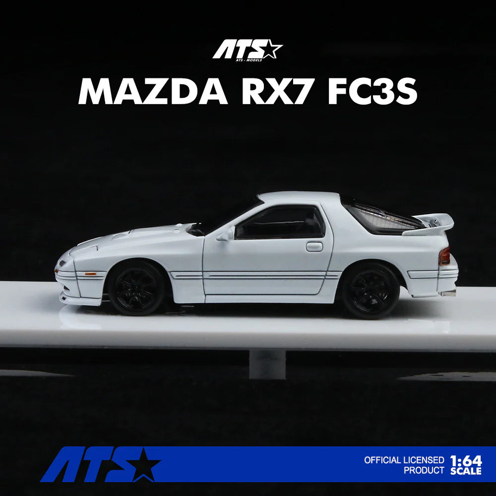 ATS Model 1:64 Mazda RX7 FC3S White
