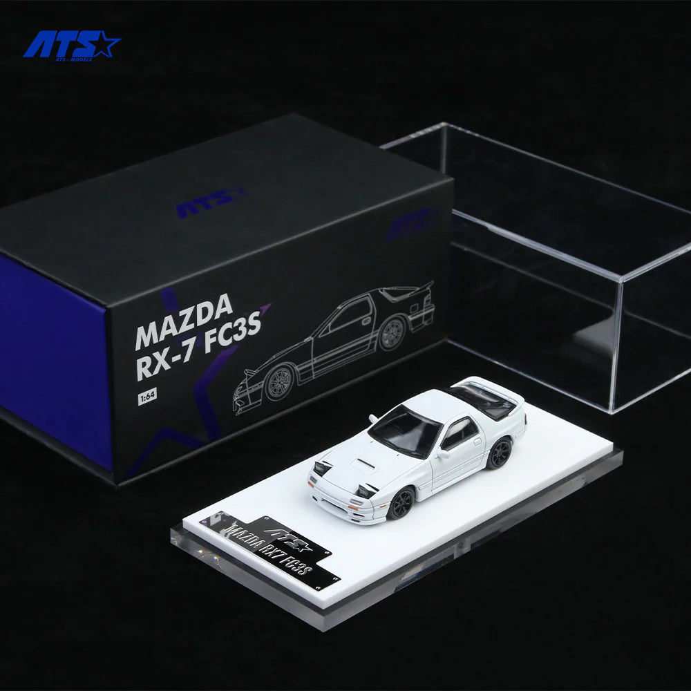 ATS Model 1:64 Mazda RX7 FC3S White