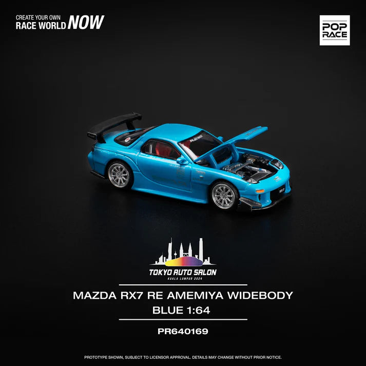 MAZDA RX7 RE AMEMIYA WIDEBODY AZUL TOKYO AUTO SALON