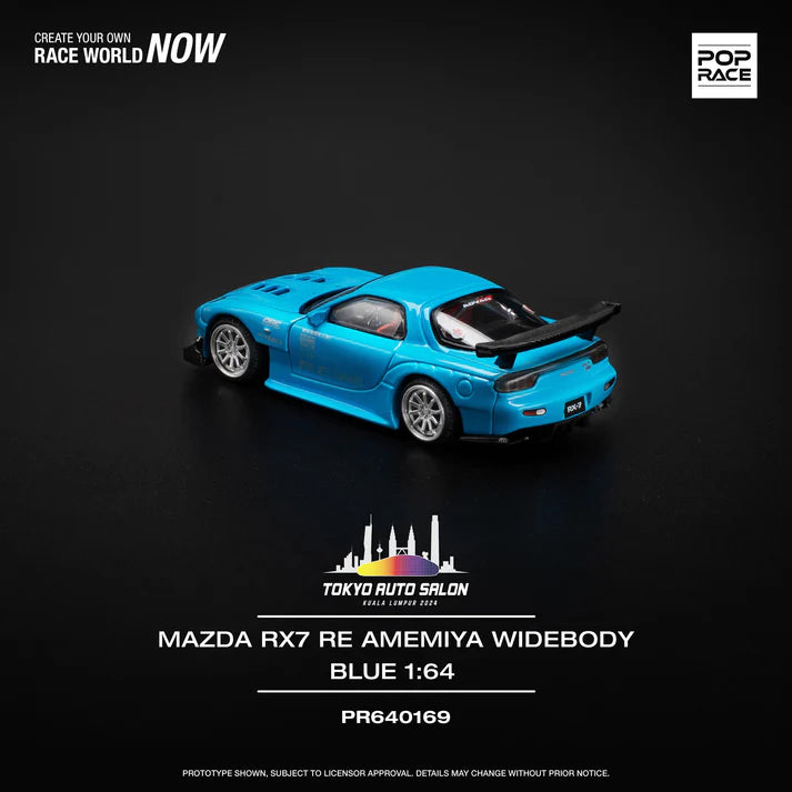 MAZDA RX7 RE AMEMIYA WIDEBODY AZUL TOKYO AUTO SALON