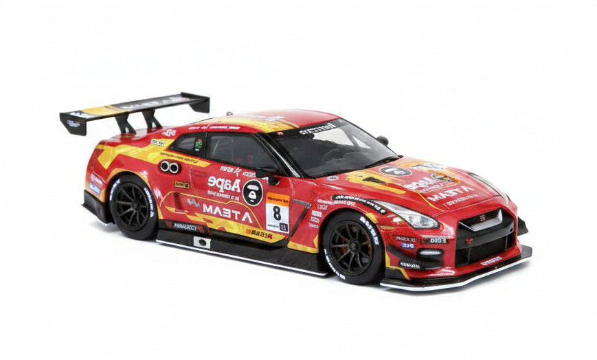 MINI GT x POP RACE EVA RT  X Works GT-R Bathing Aape/Eva Racing #128