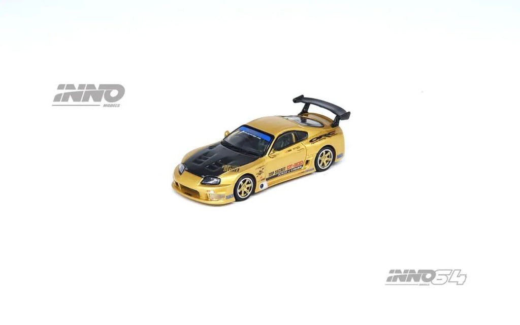 nno64 1:64 Toyota Supra (A80) GT300 "Top Secret" Gold Metallic IN64-A80TS-GOLD