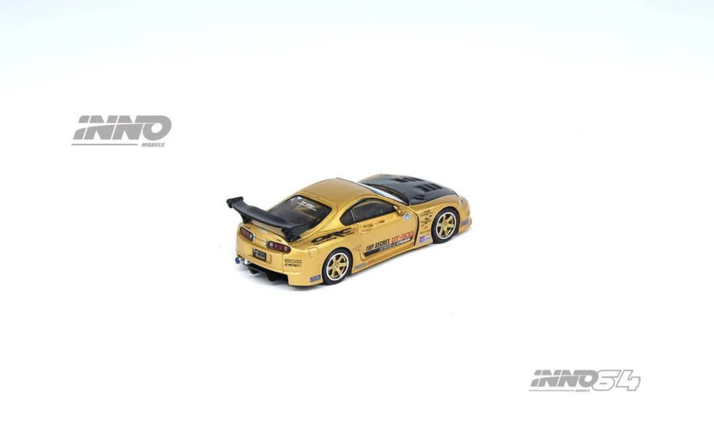 nno64 1:64 Toyota Supra (A80) GT300 "Top Secret" Gold Metallic IN64-A80TS-GOLD