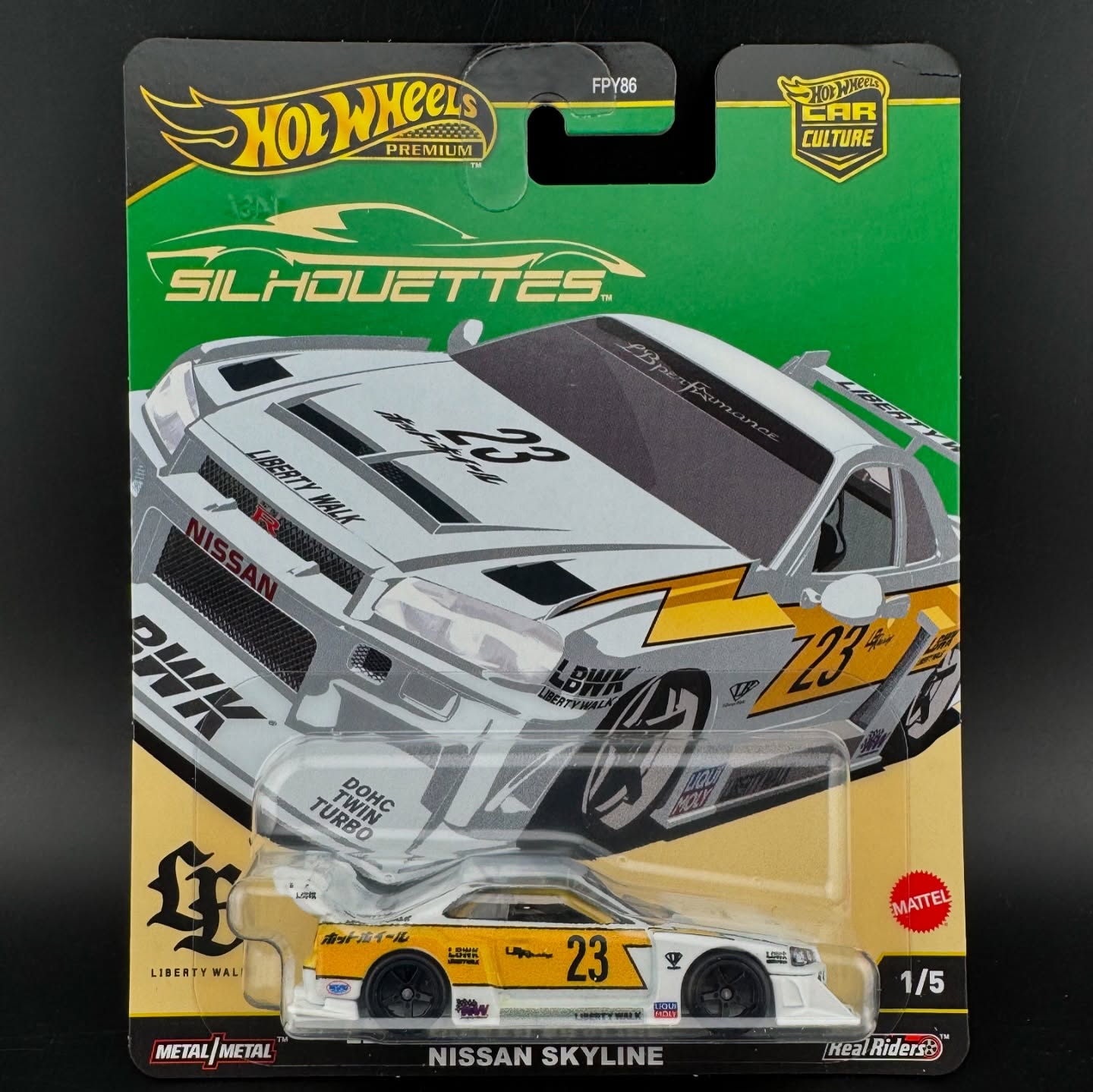 HOTWHEELS LB-R34 SUPER SILHOUTTE NISSAN SKYLINE 1/64