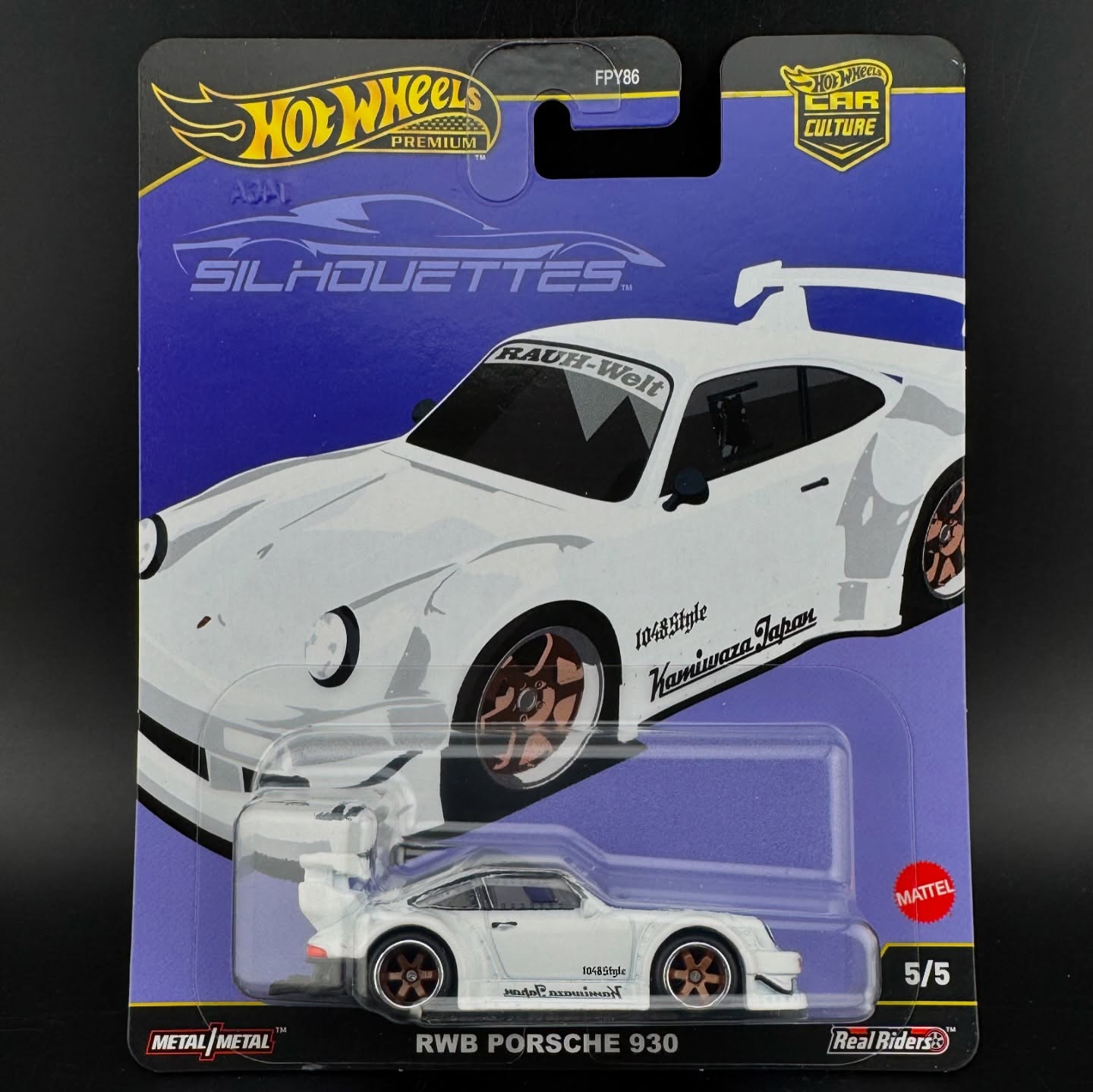 HOTWHEELS PORSCHE 930 RBW 1/64