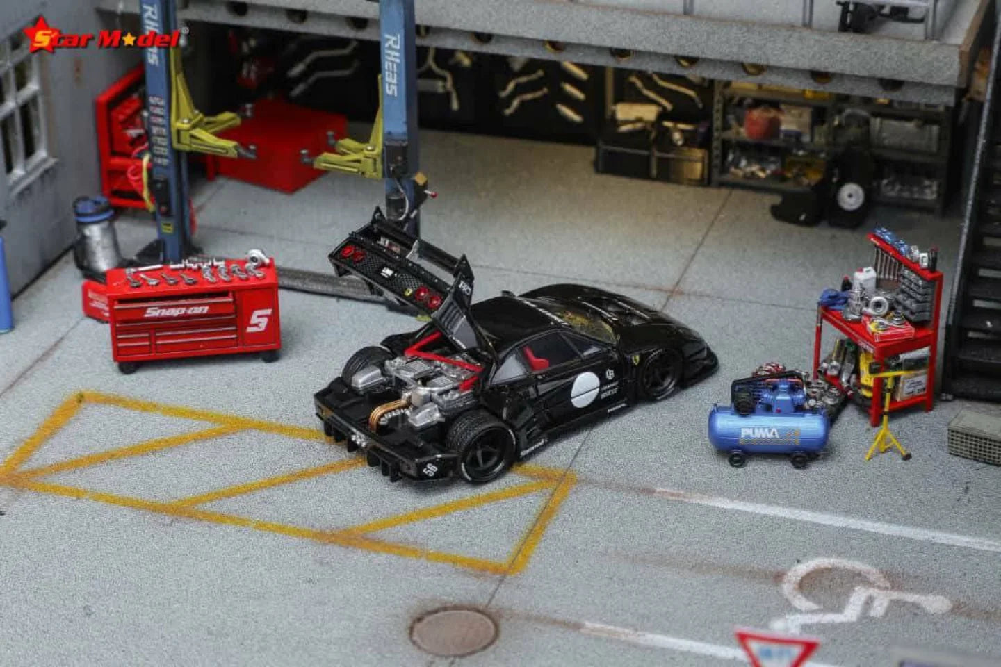 STAR MODEL 1/64 FERRARI F40 LUXE NEGRO
