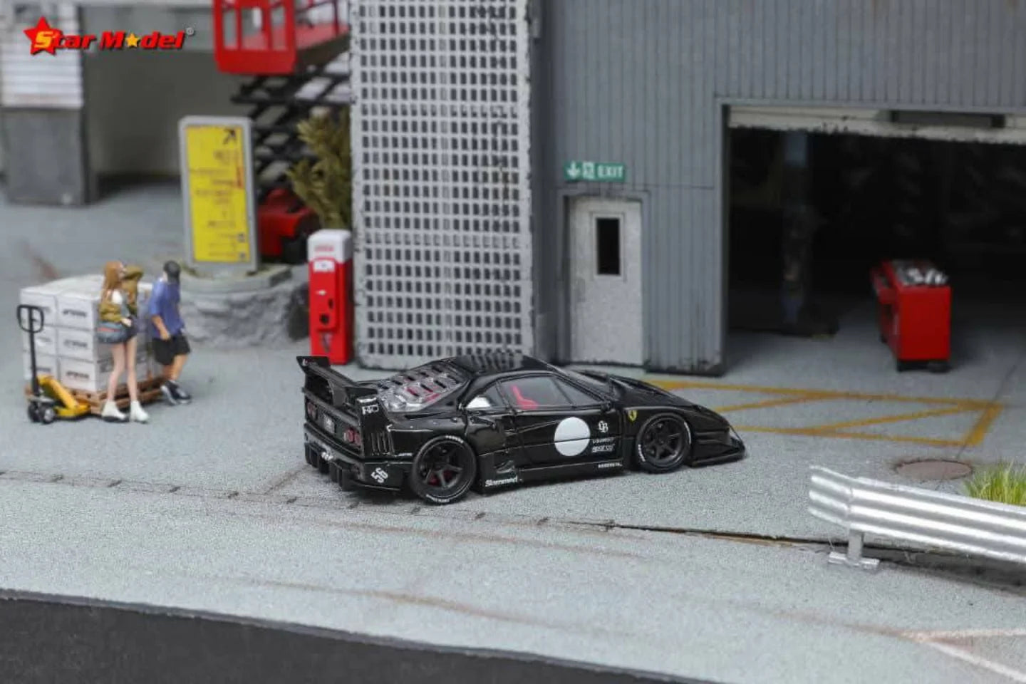 STAR MODEL 1/64 FERRARI F40 LUXE NEGRO