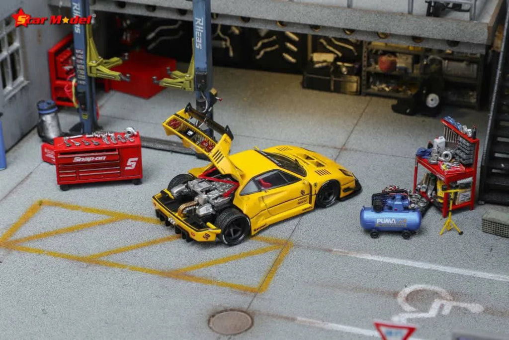 STAR MODEL 1/64 FERRARI F40 LUXE AMARILLO