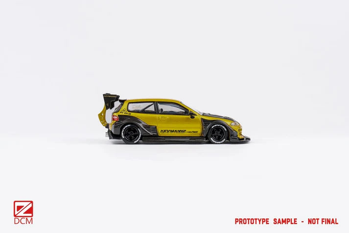 DCM 1/64 Kevmannz Honda EG6 Hatchback Widebody Long Spoiler V2