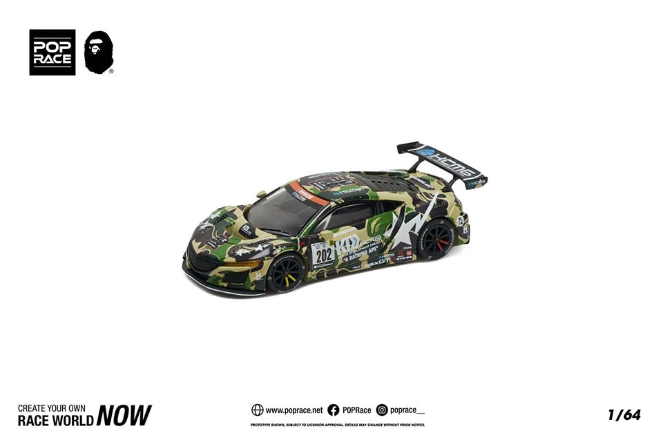 NSX GT3 EVO22 BAPE 1/64