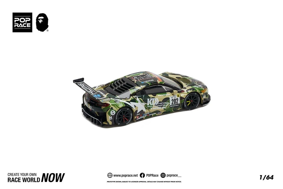 NSX GT3 EVO22 BAPE 1/64