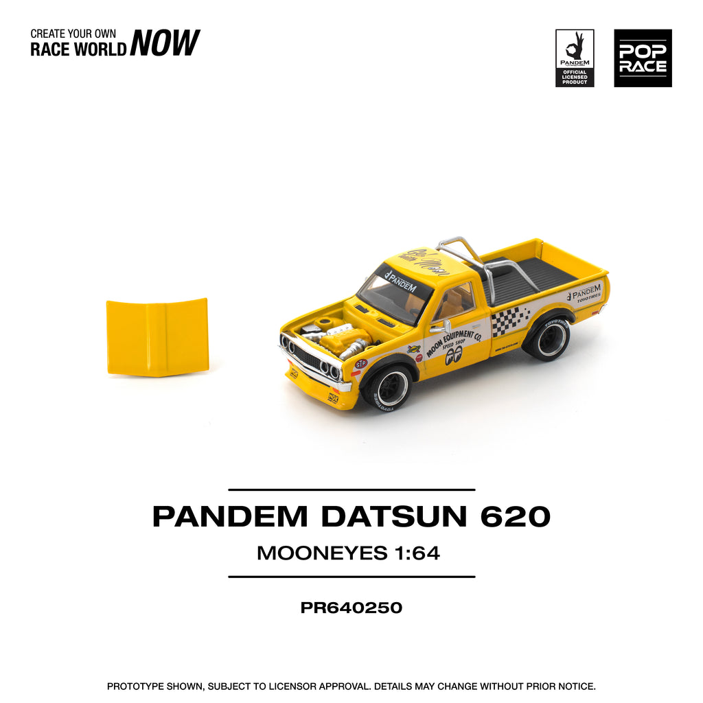 POP RACE 1/64 PANDEM DATSUN 620 MOONEYES