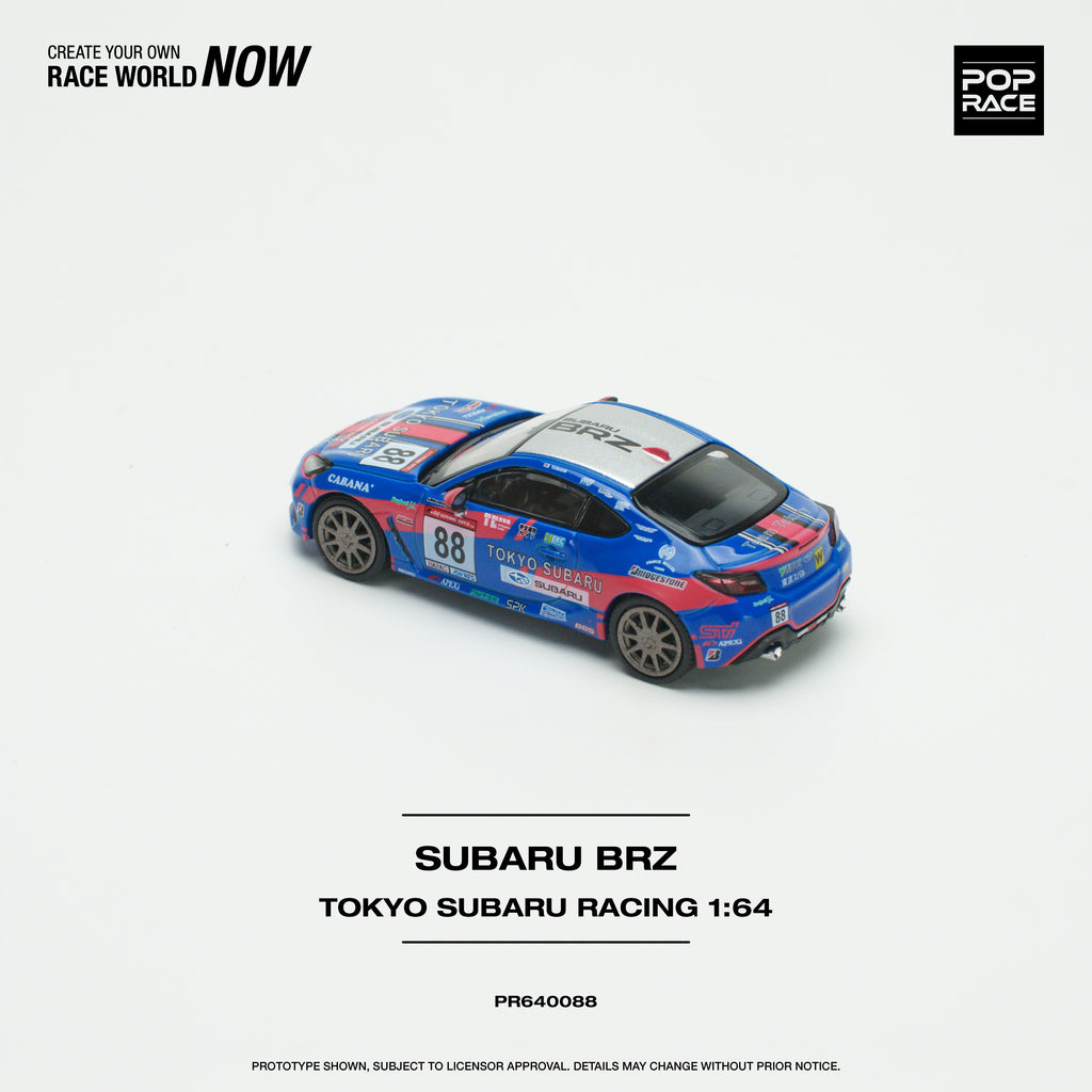 SUBARO BRZ TOKYIO SUBARU RACING 1/64