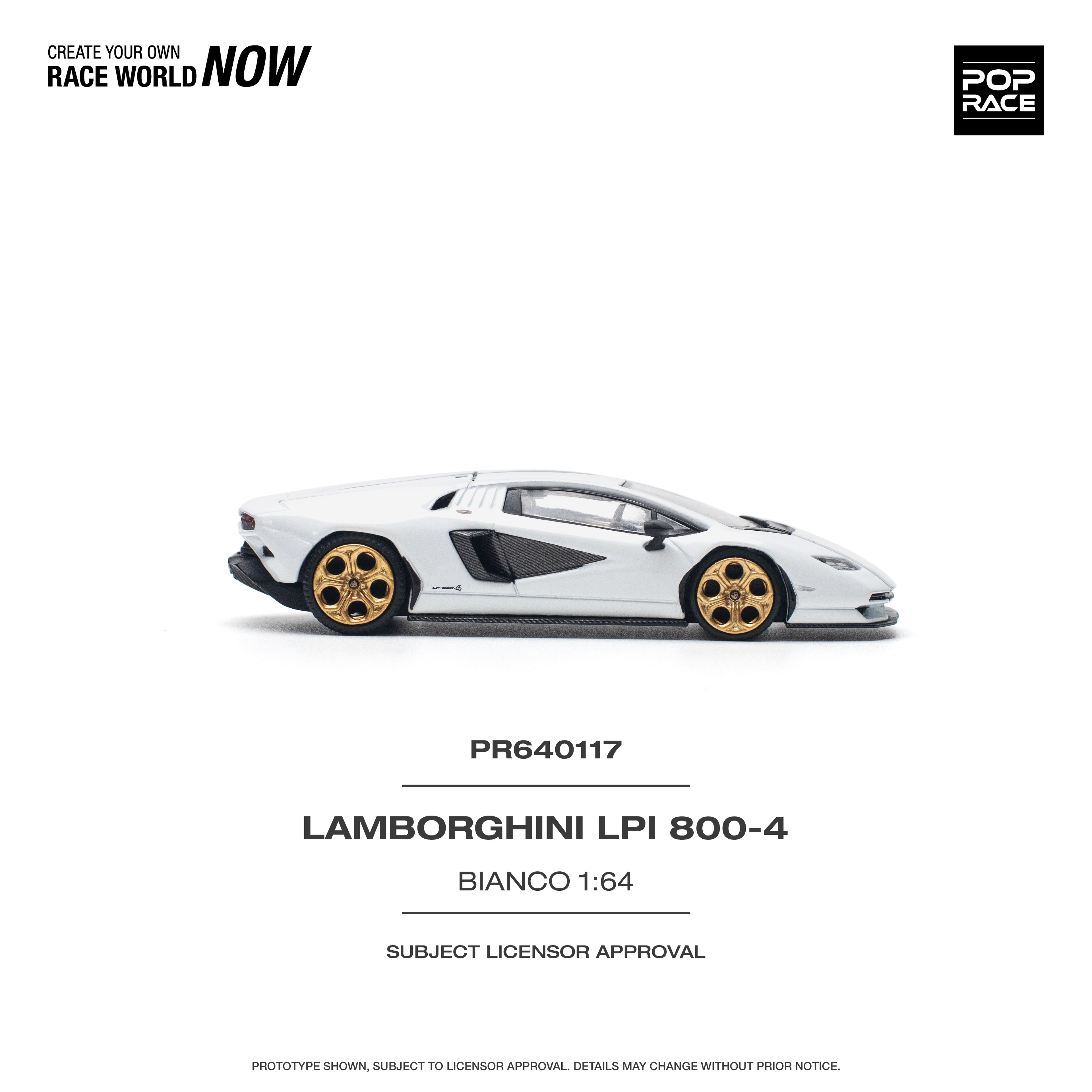 LAMBORGHINI LPI 800-4 BLANCO 1/64