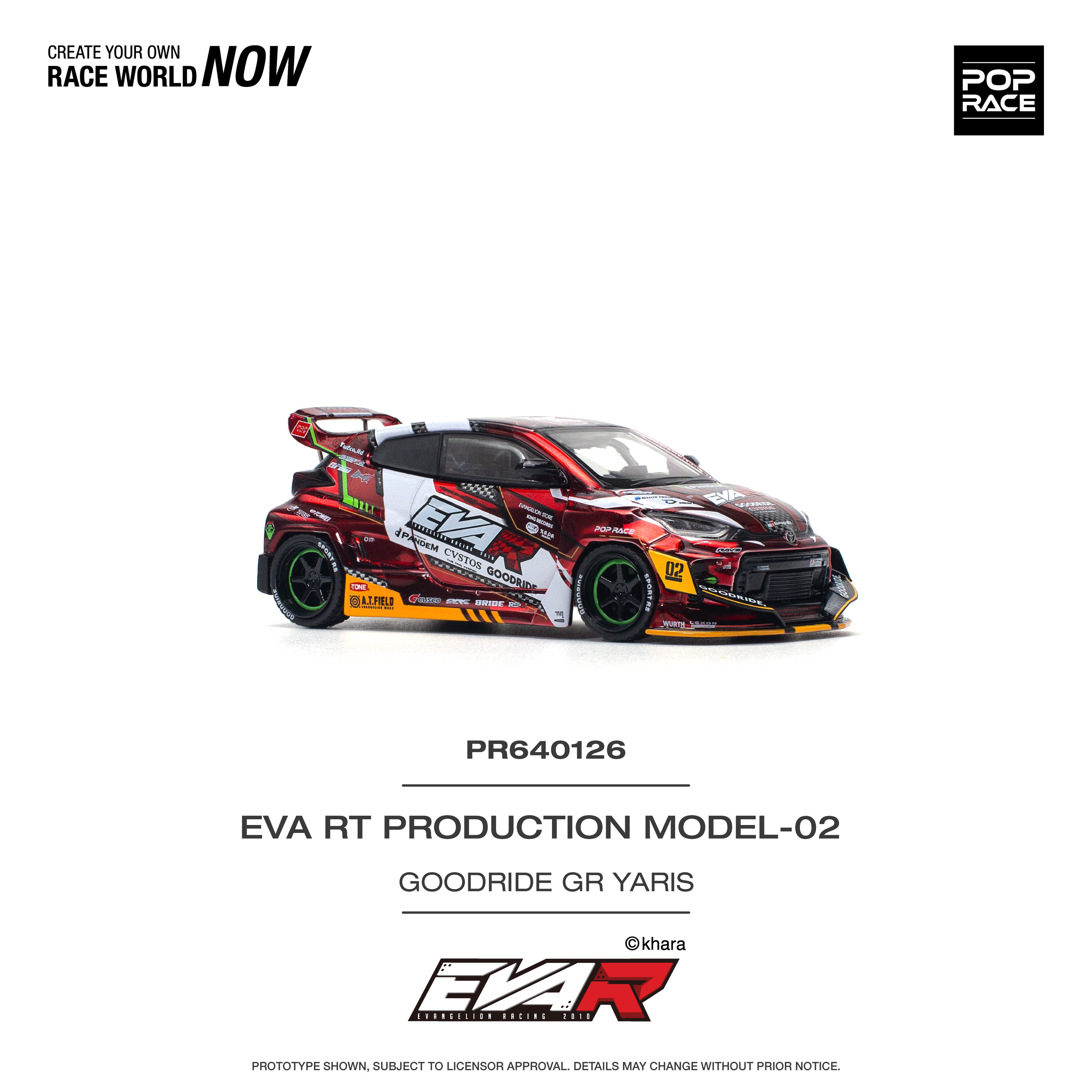 TOYOTA GR YARIS EVA RT  1/64