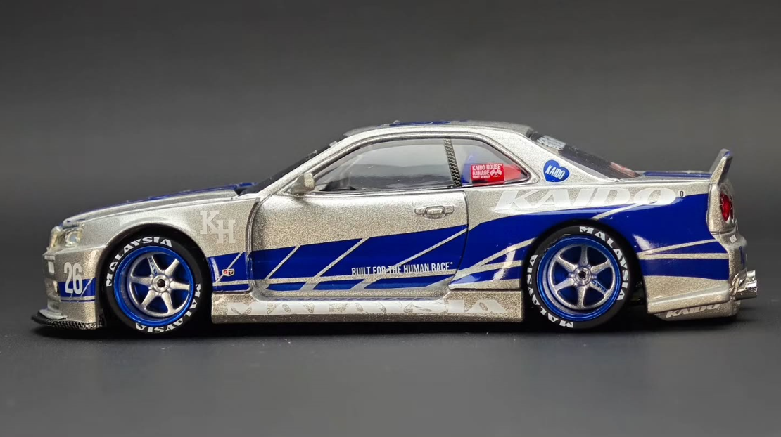 KAIDO #281 Nissan Skyline GT-R R34 Kaido Works 2026 Malaysia Diecast Expo Exclusive